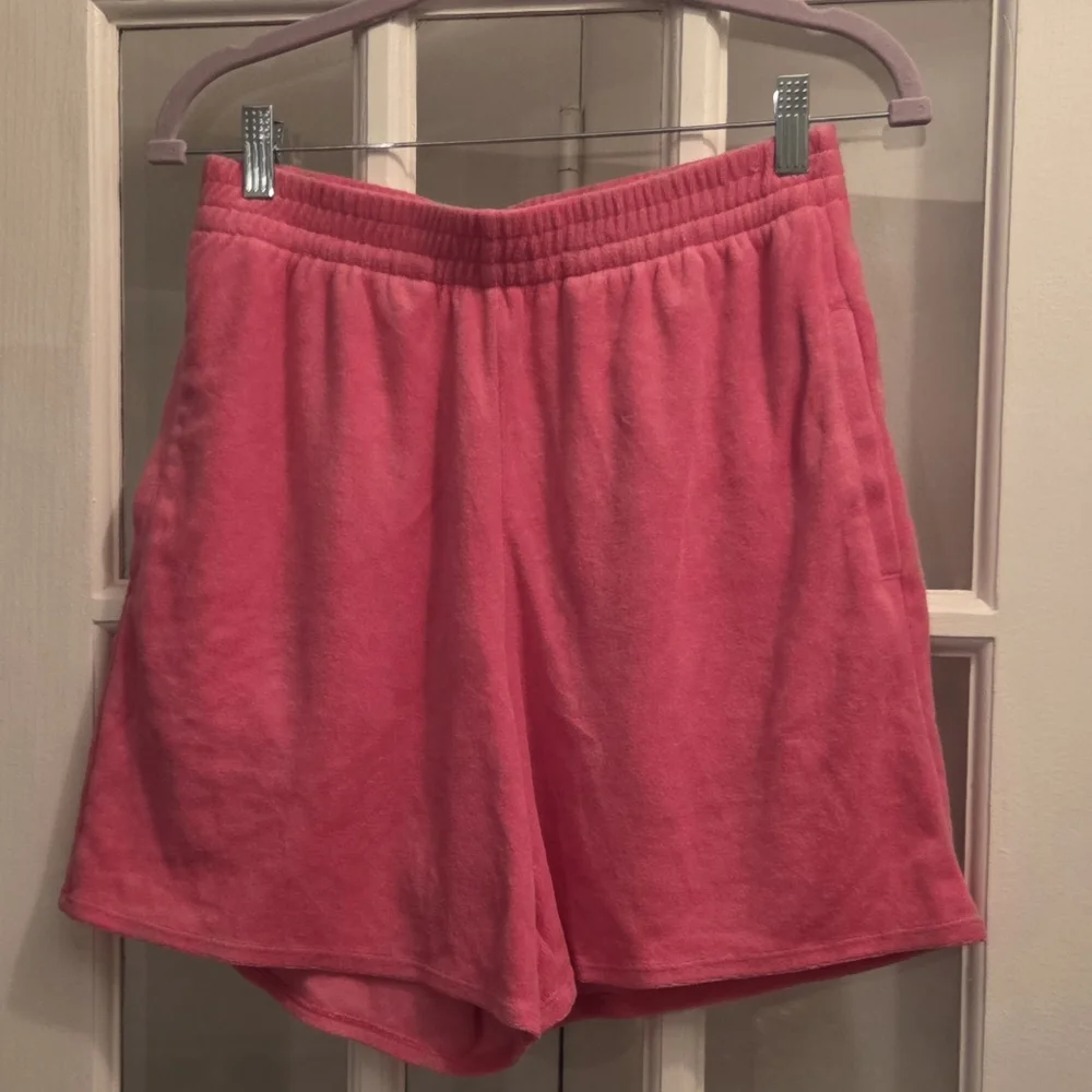 SKIMS!! Vibrant Pink Swim Shorts- Great Cover-up For The Beach!!